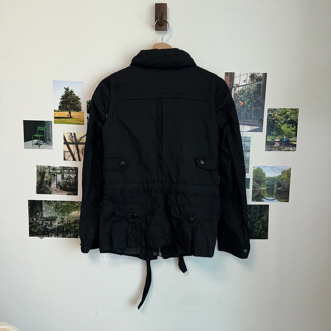 Black y2k silt zipper jacket 상품이미지8