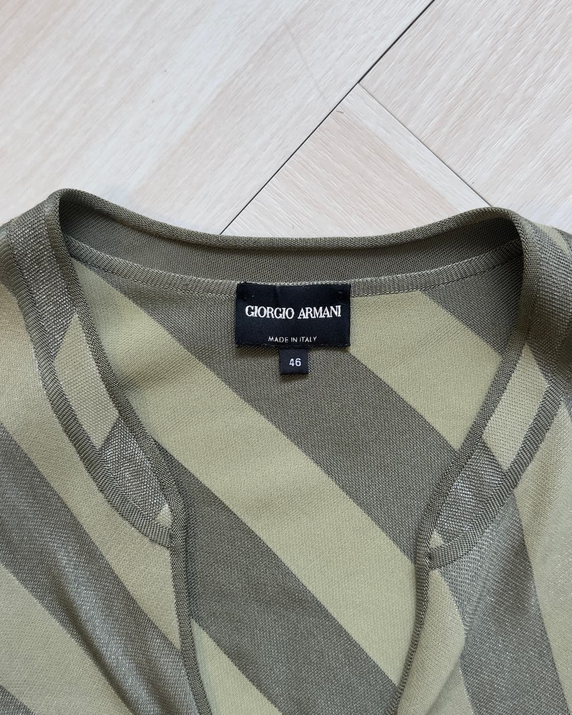 [Giorgio Armani] Striped Zip-Up Cardigan 상품이미지3