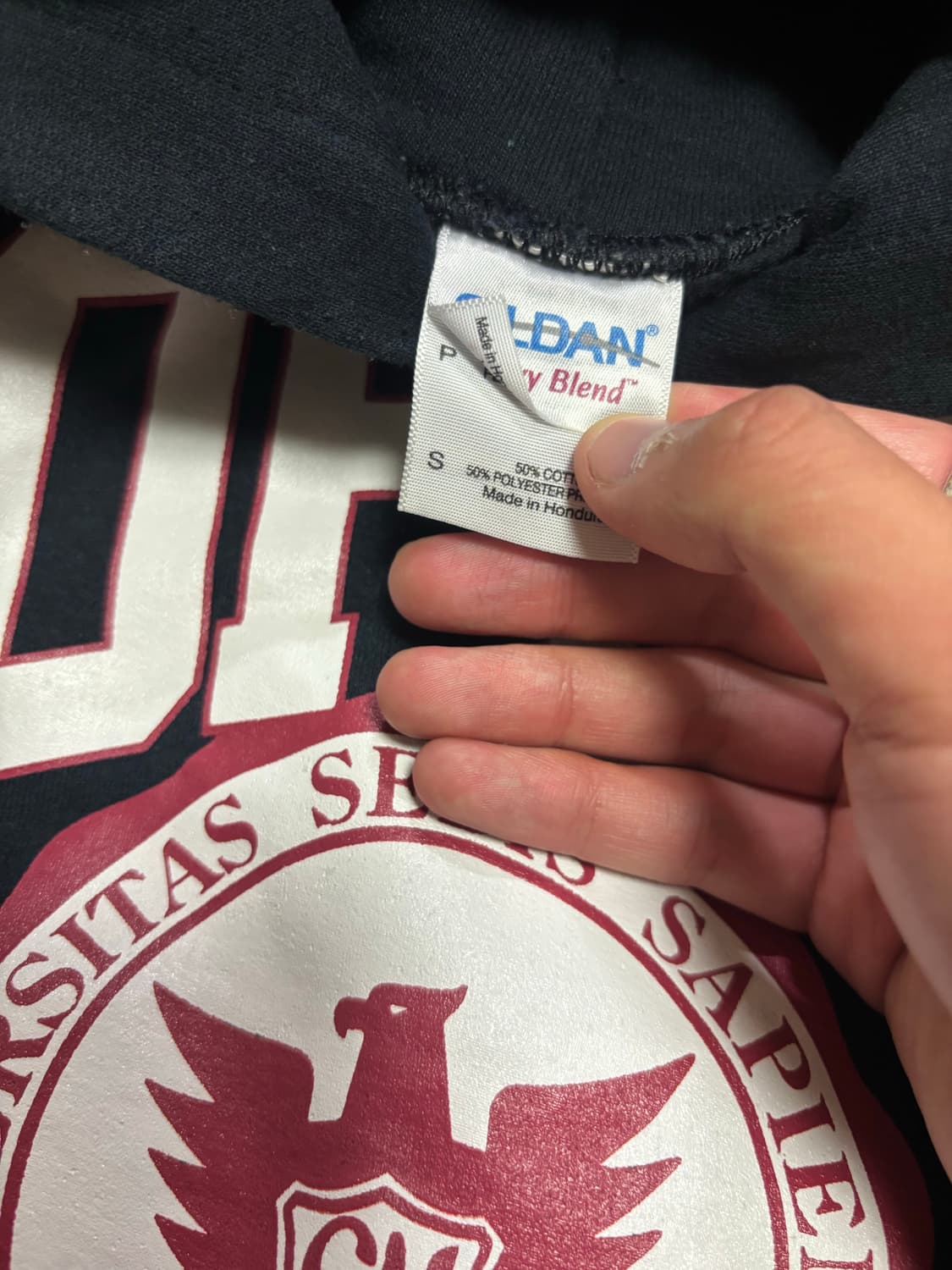 빈티지 길단 소피아 대학 후드티  상품이미지5