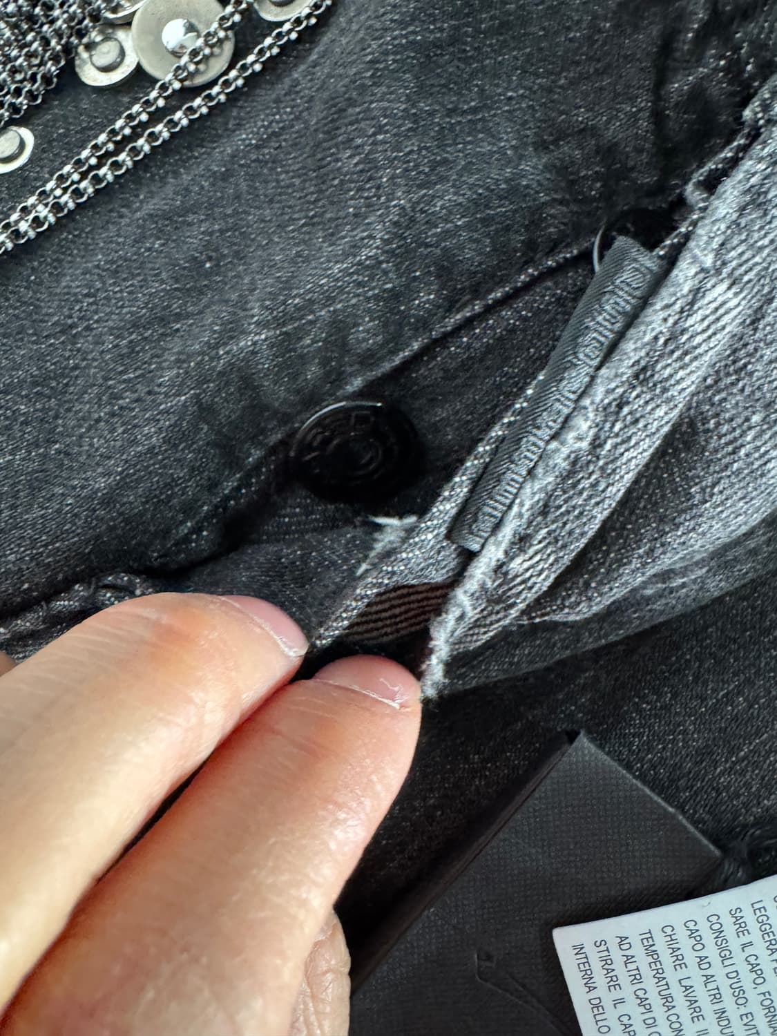 <새상품> 디스퀘어드2 아카이브 락펑크 체인 데님팬츠 상품이미지7