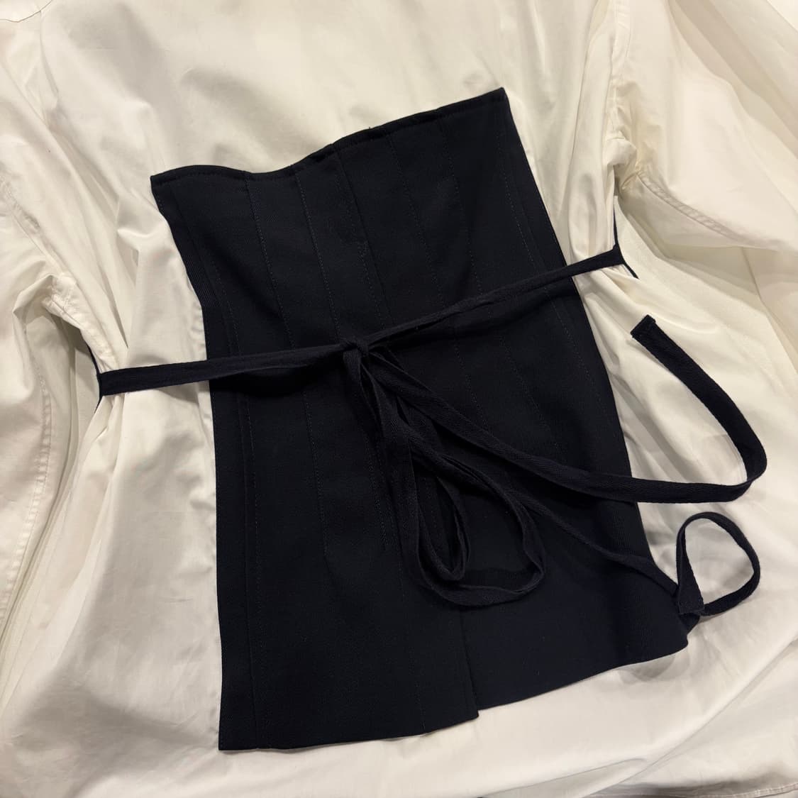 [M] 준야 와타나베 꼼데가르송 블랙 베스트 디테일 셔츠 B333 상품이미지9