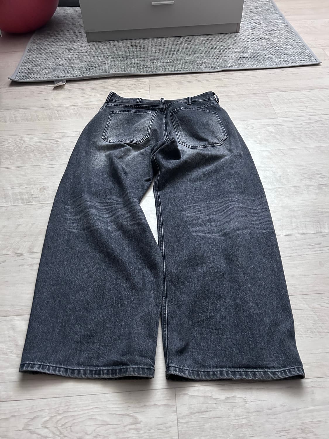 헤칭룸 커브드진 흑청 사이즈4 상품이미지2