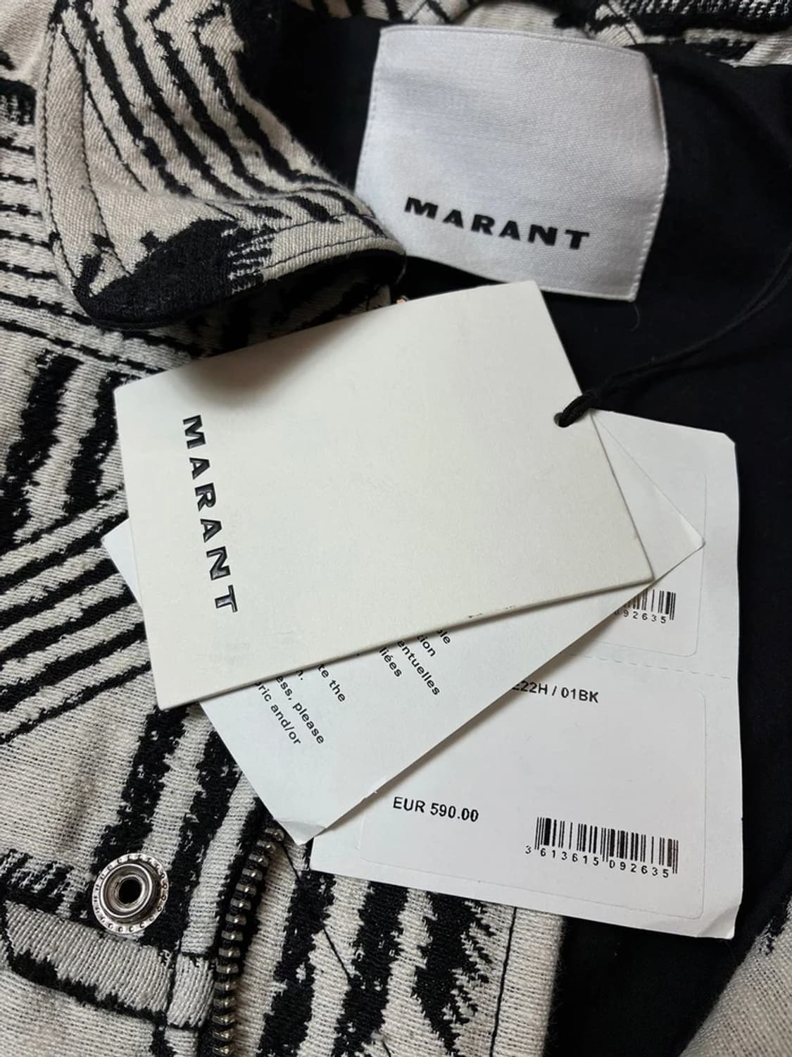 마랑 MARANT 옴므 코튼 LEYIS 자카드 자켓 PN8813 상품이미지10