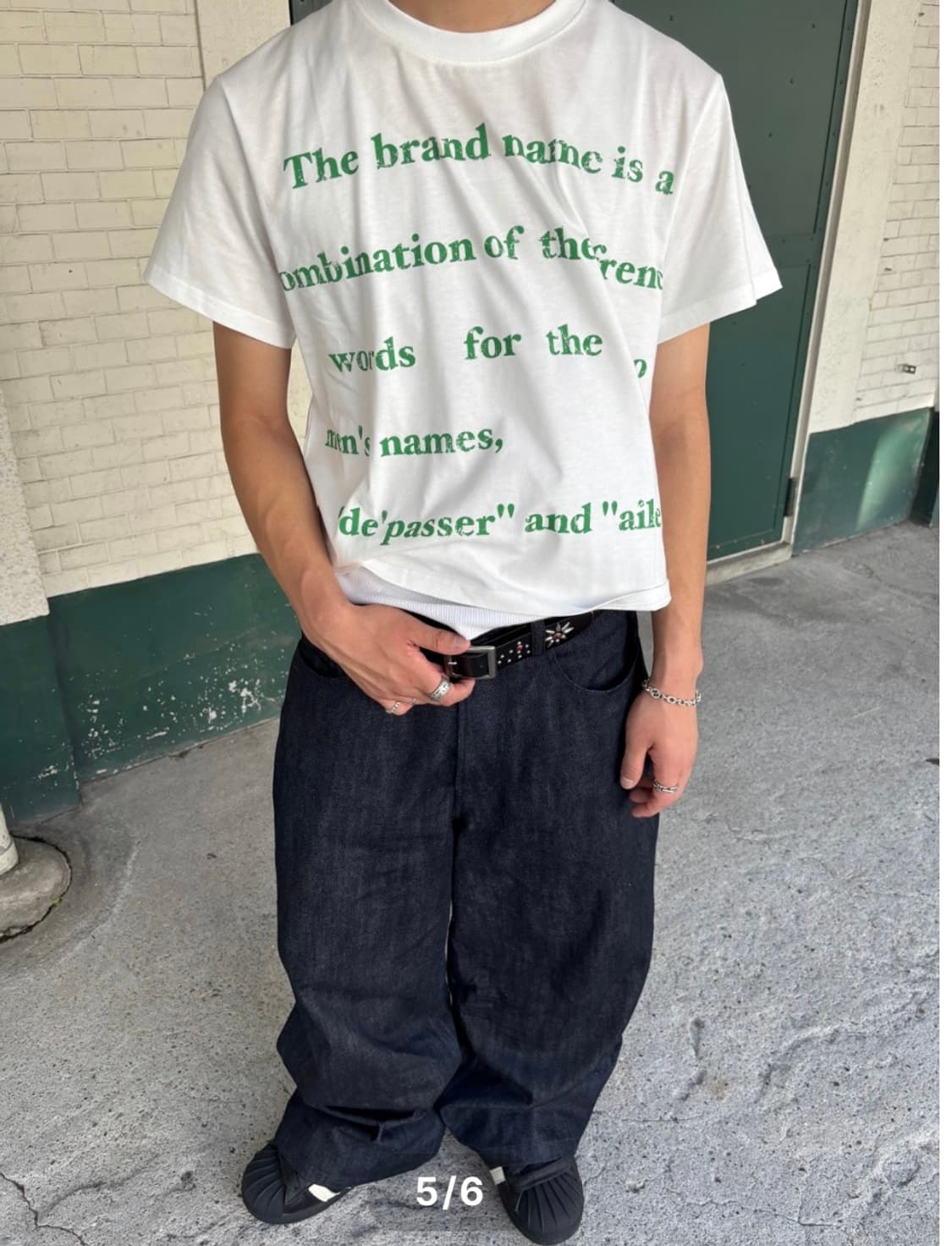 deaile logo front tee 새상품 상품이미지2