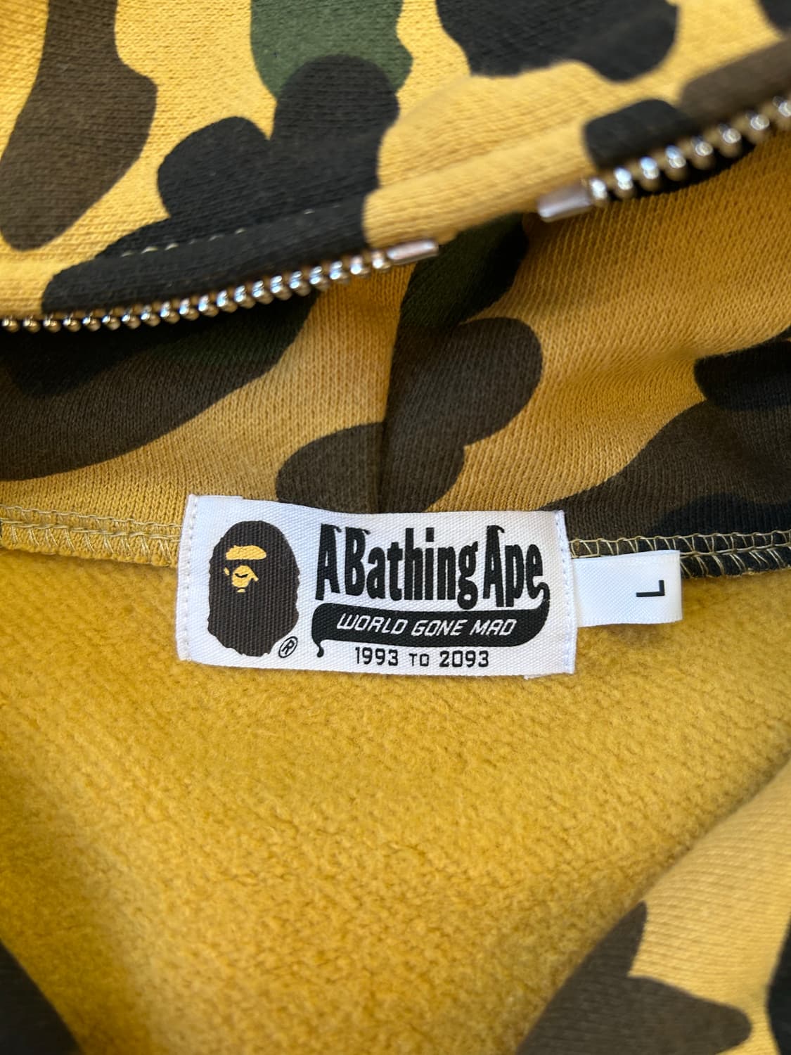 베이프 카모 크레이지 후드집업 상품이미지4