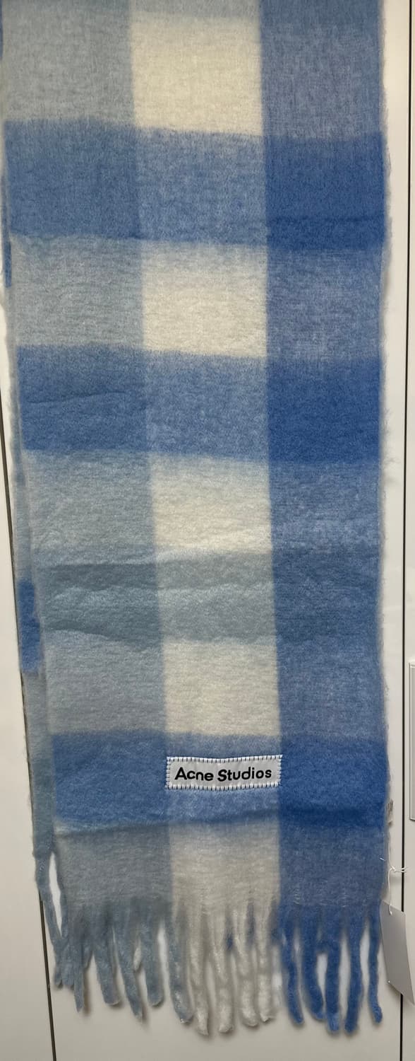 아크네 스튜디오 울모헤어 체크 머플러남여공용 상품이미지4