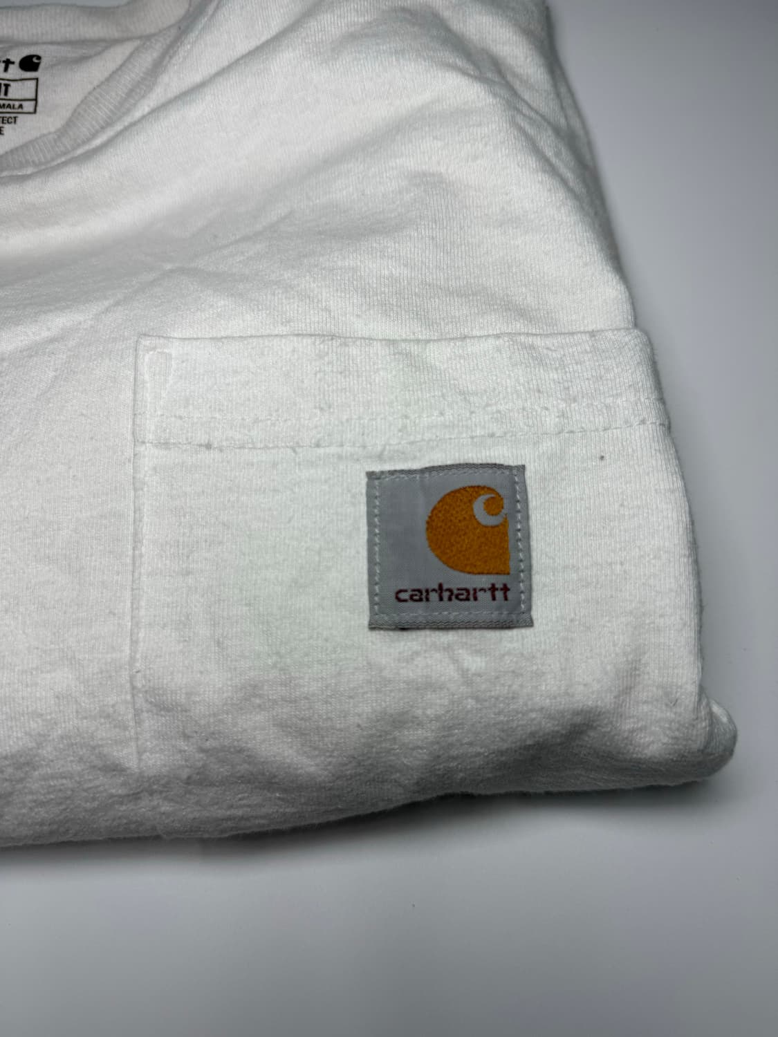 칼하트 포켓 티셔츠 화이트 상품이미지3