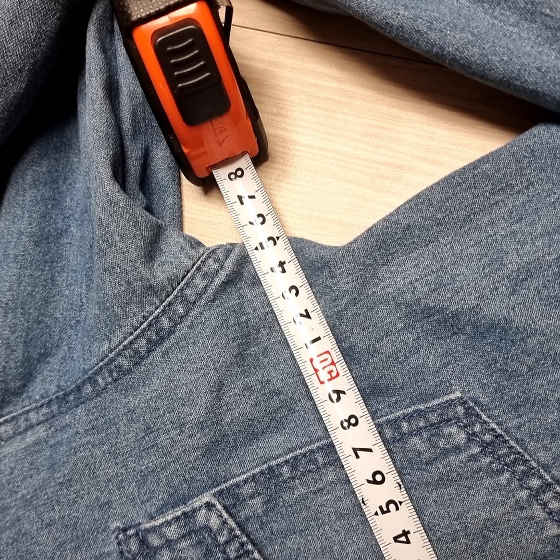 80s 빈티지 조다쉬 데님 셔츠 남방(100-105) 상품이미지6