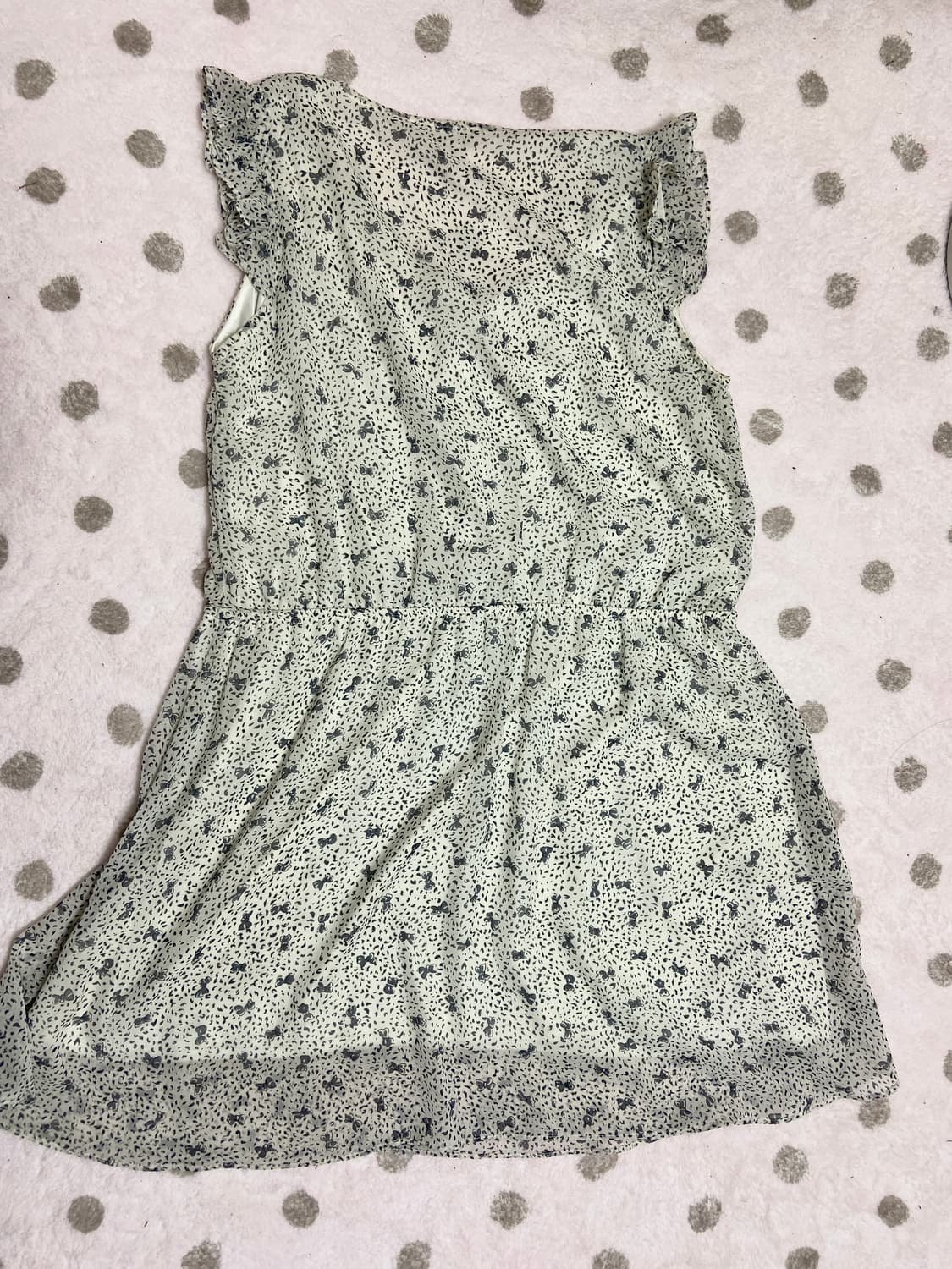 빈티지 패턴 미니 원피스 상품이미지6