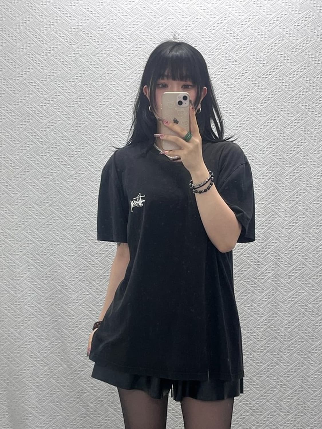스투시 빈티지 캐주얼 오리지널 빅로고 반팔티 L C11853 상품이미지2