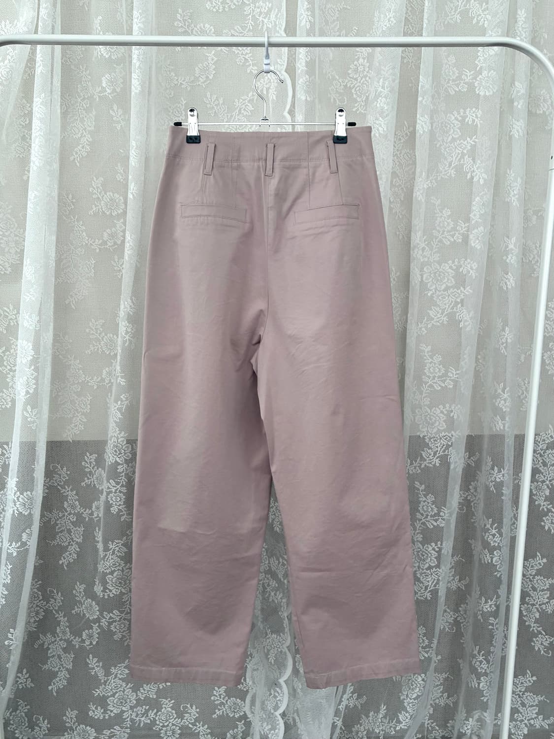 55) 시스티나 핀턱 코튼 슬랙스 인디핑크 상품이미지2