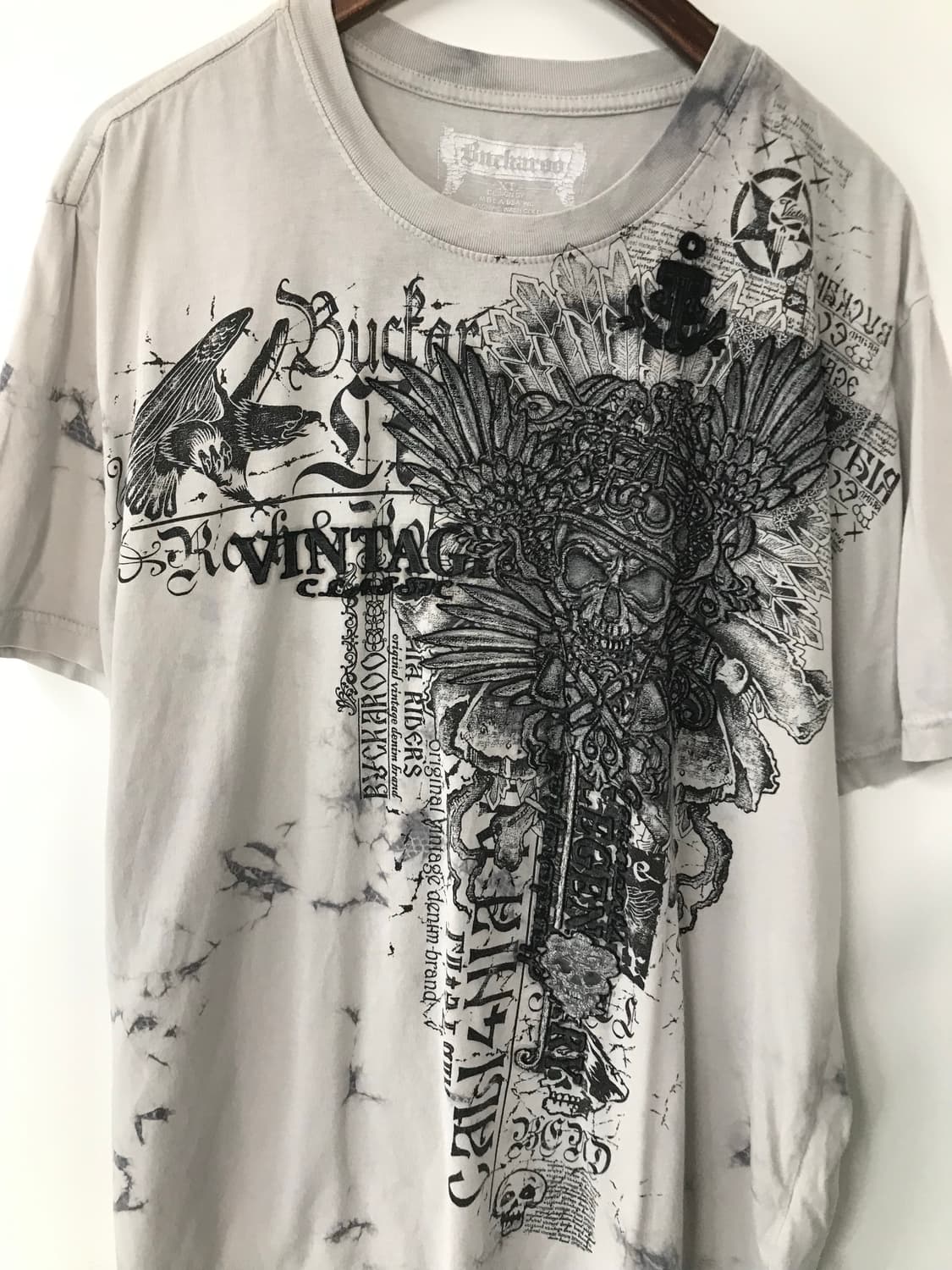 버커루 빈티지 y2k 와투케 반팔 티셔츠 상품이미지5