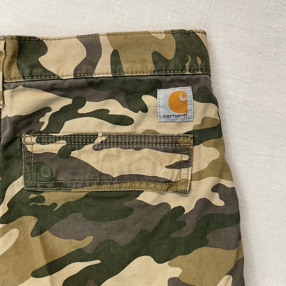 칼하트 러기드 카모 카고 쇼츠 데드스탁 상품이미지4