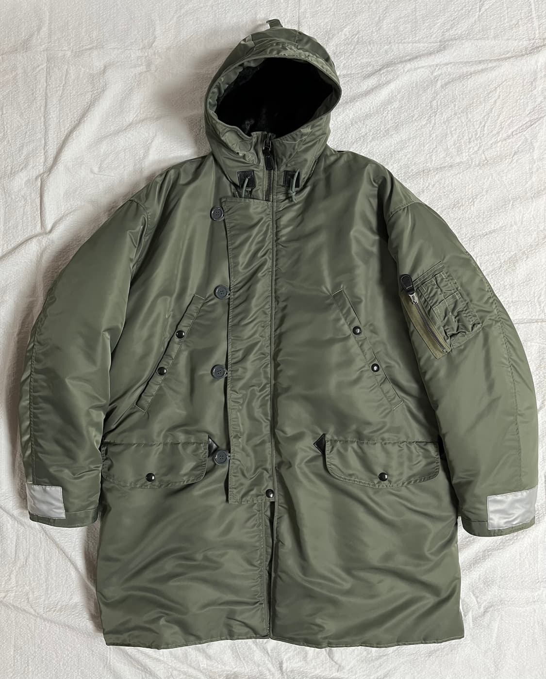 (L)버즈릭슨x빔즈x바이닐아카이브 N3B 자켓 파카 상품이미지4