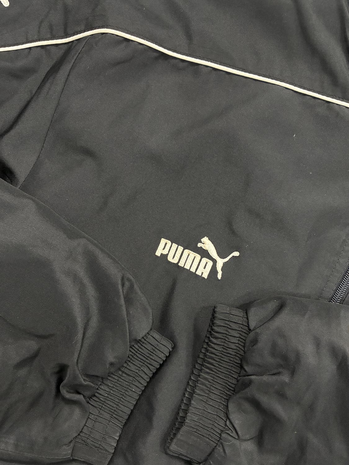 푸마 올드스쿨 블랙 파이핑 바람막이 2XL 상품이미지6