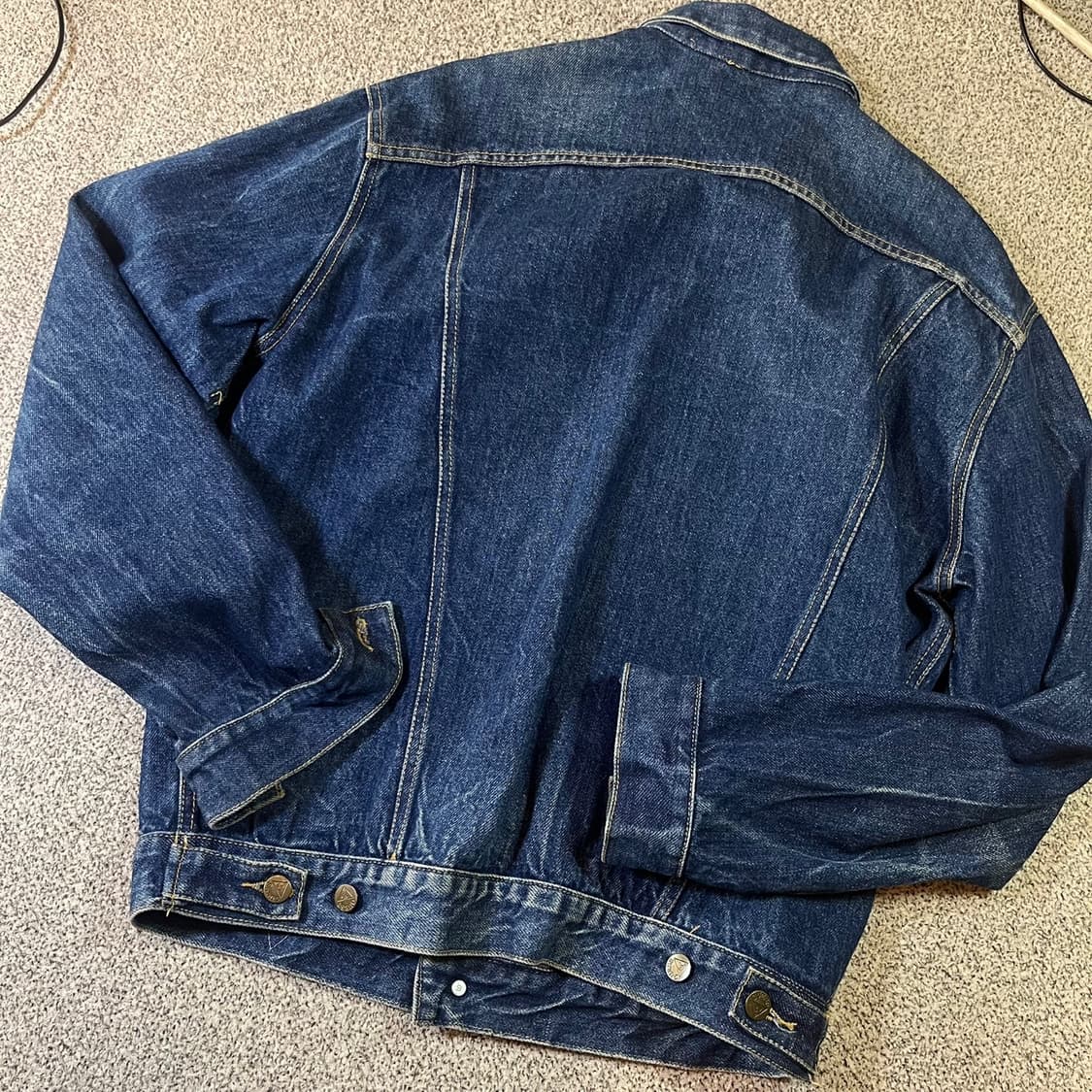 80’s USA 게스 올드스쿨 워시드 데님 자켓 상품이미지4