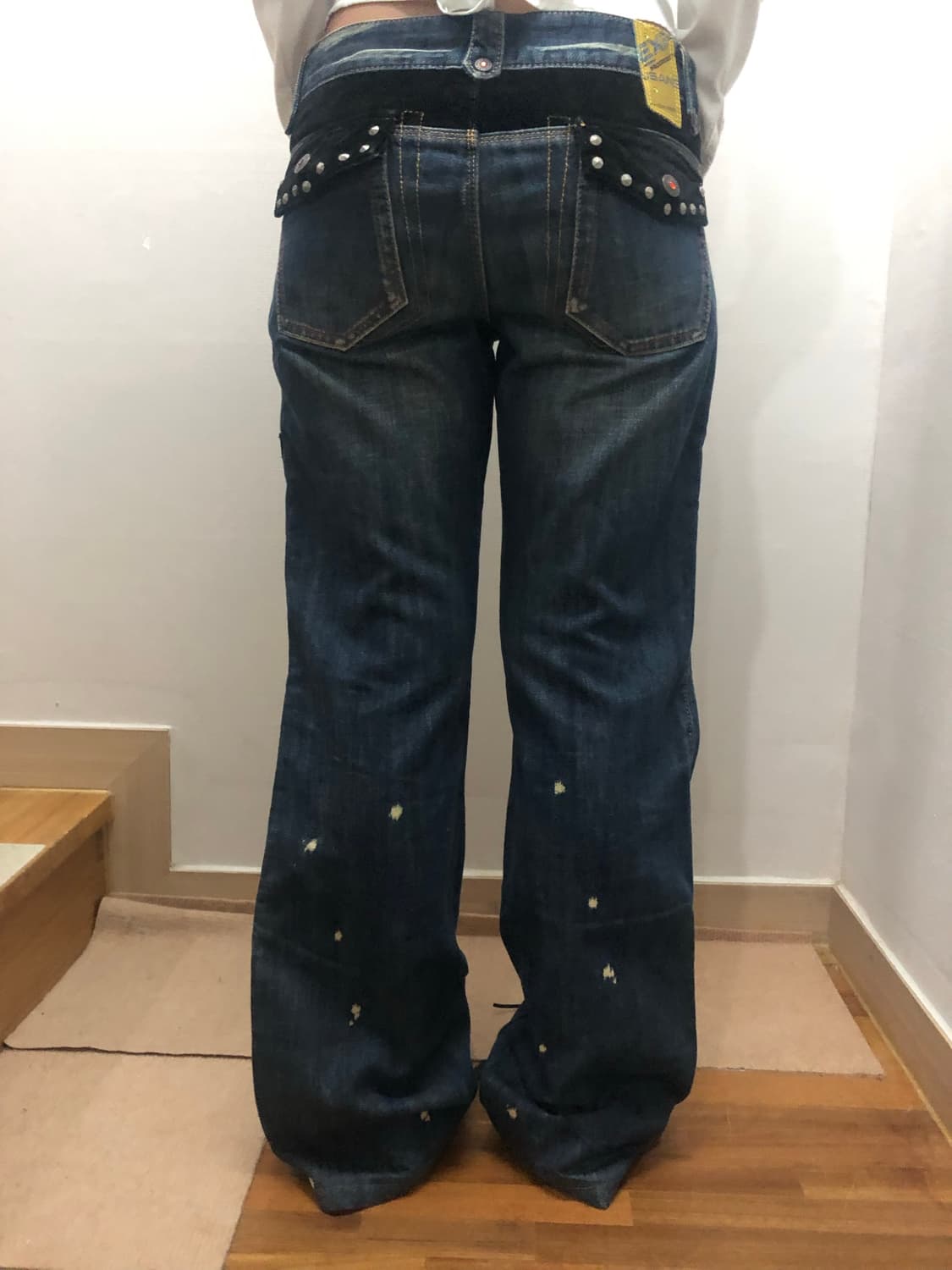 빈티지 EXR 데님 패치 팬츠 상품이미지10