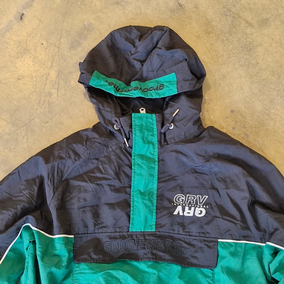 그루브라임 아노락 후드 바람막이 XL 상품이미지2
