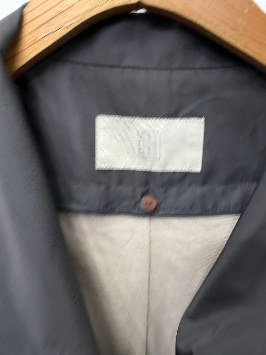 정품) KUHO 구호 오버핏 배색 카라 자켓 85 상품이미지7