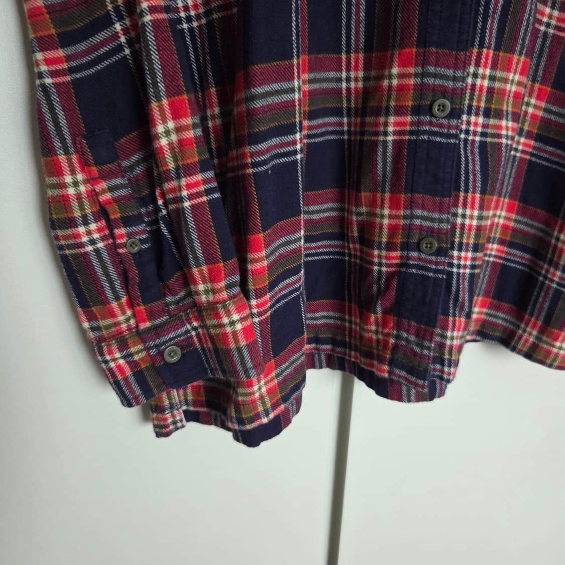 Roots 캐나다 플란넬 체크 셔츠 L(100) 상품이미지4