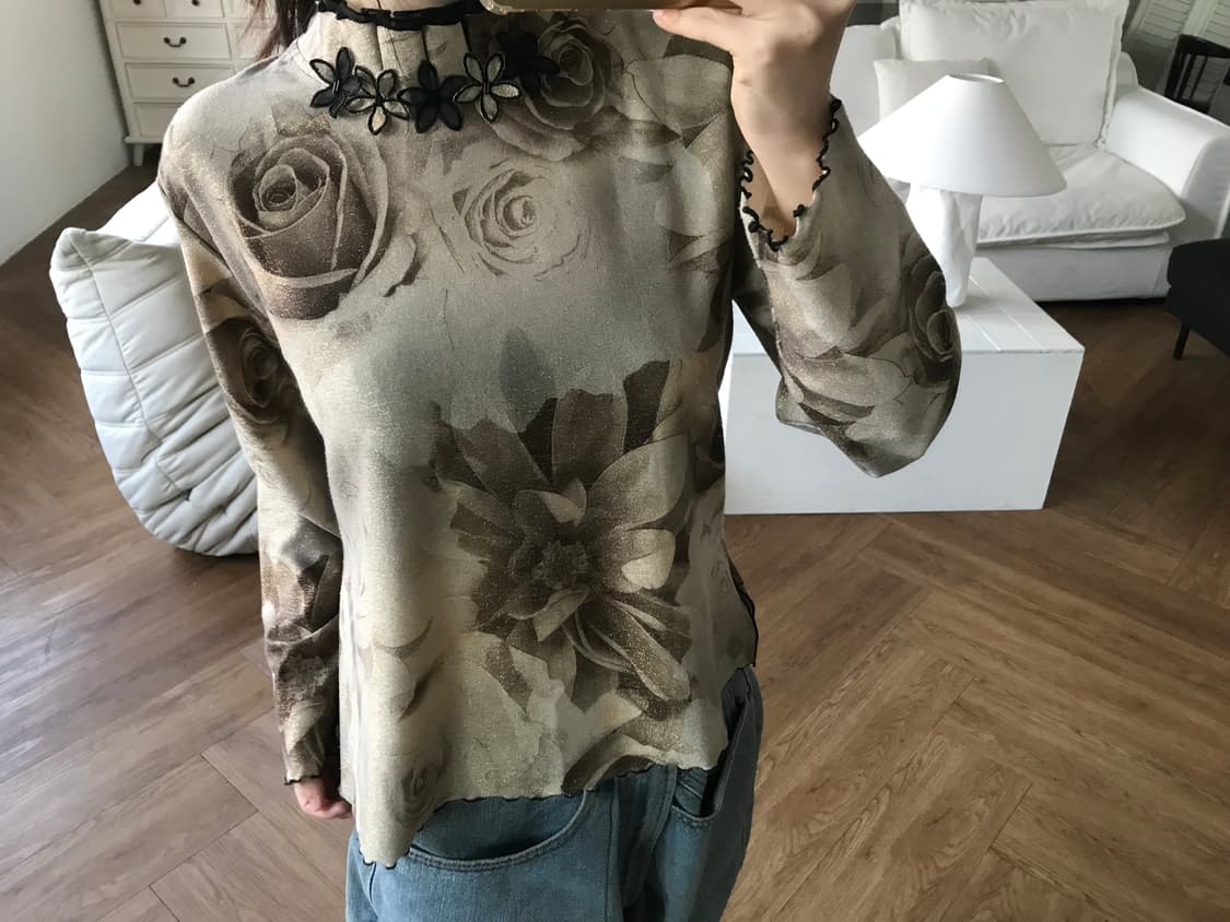 vintage pattern top 상품이미지7