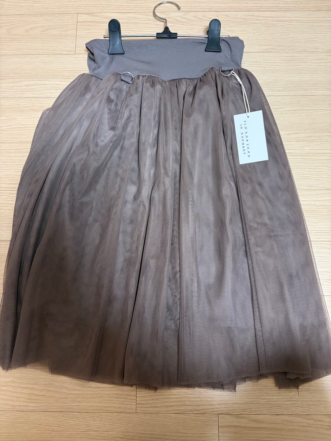 Tulle skirt, taupe 상품이미지3