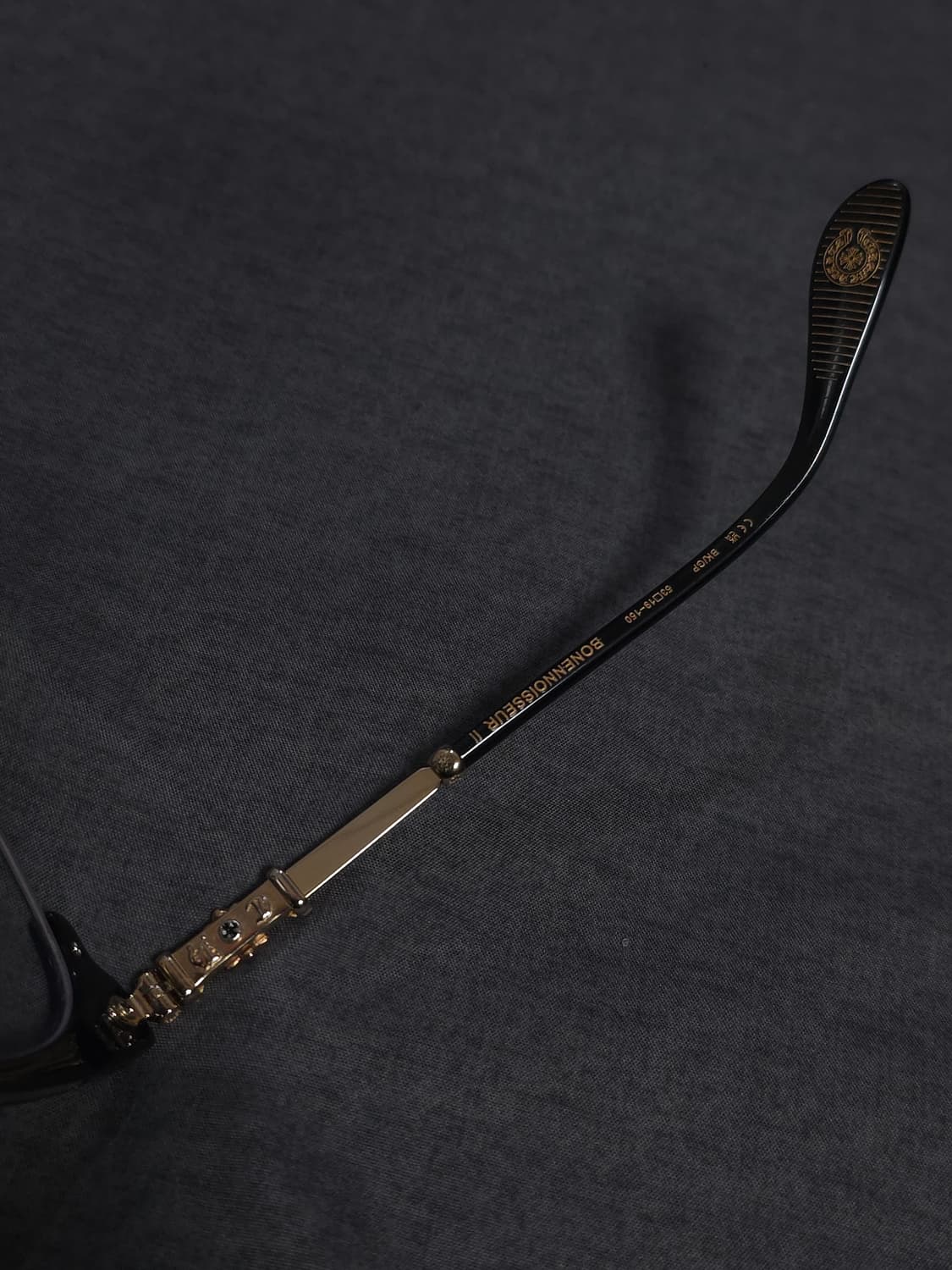 [OS] 크롬하츠 보넨노이슈어2 안경 골드 블랙 상품이미지8