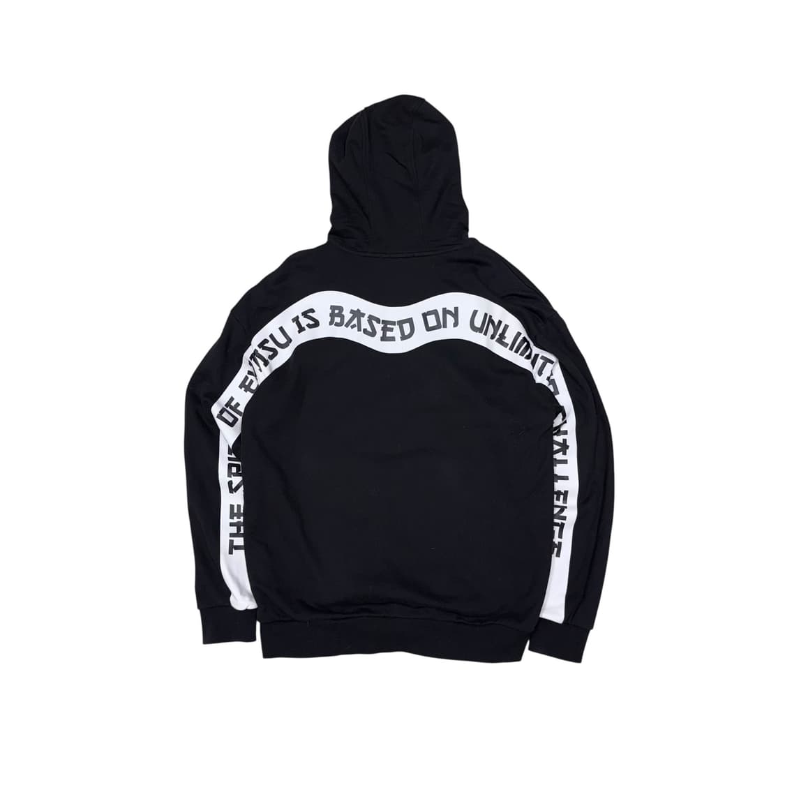 [L] 에비수 블랙 후드티 상품이미지4