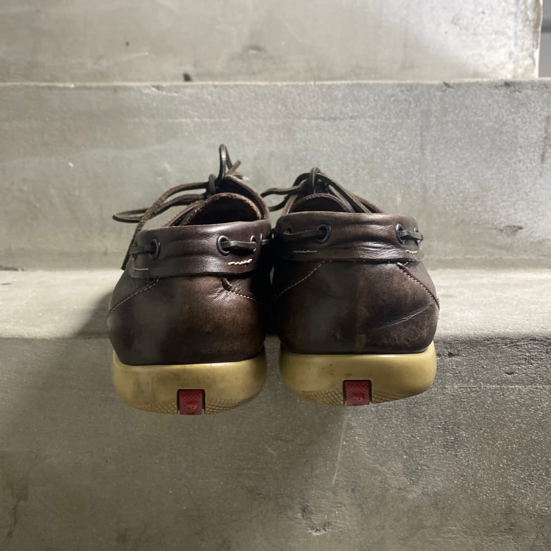 Prada Sports Linea Rossa Boat Shoes 상품이미지7
