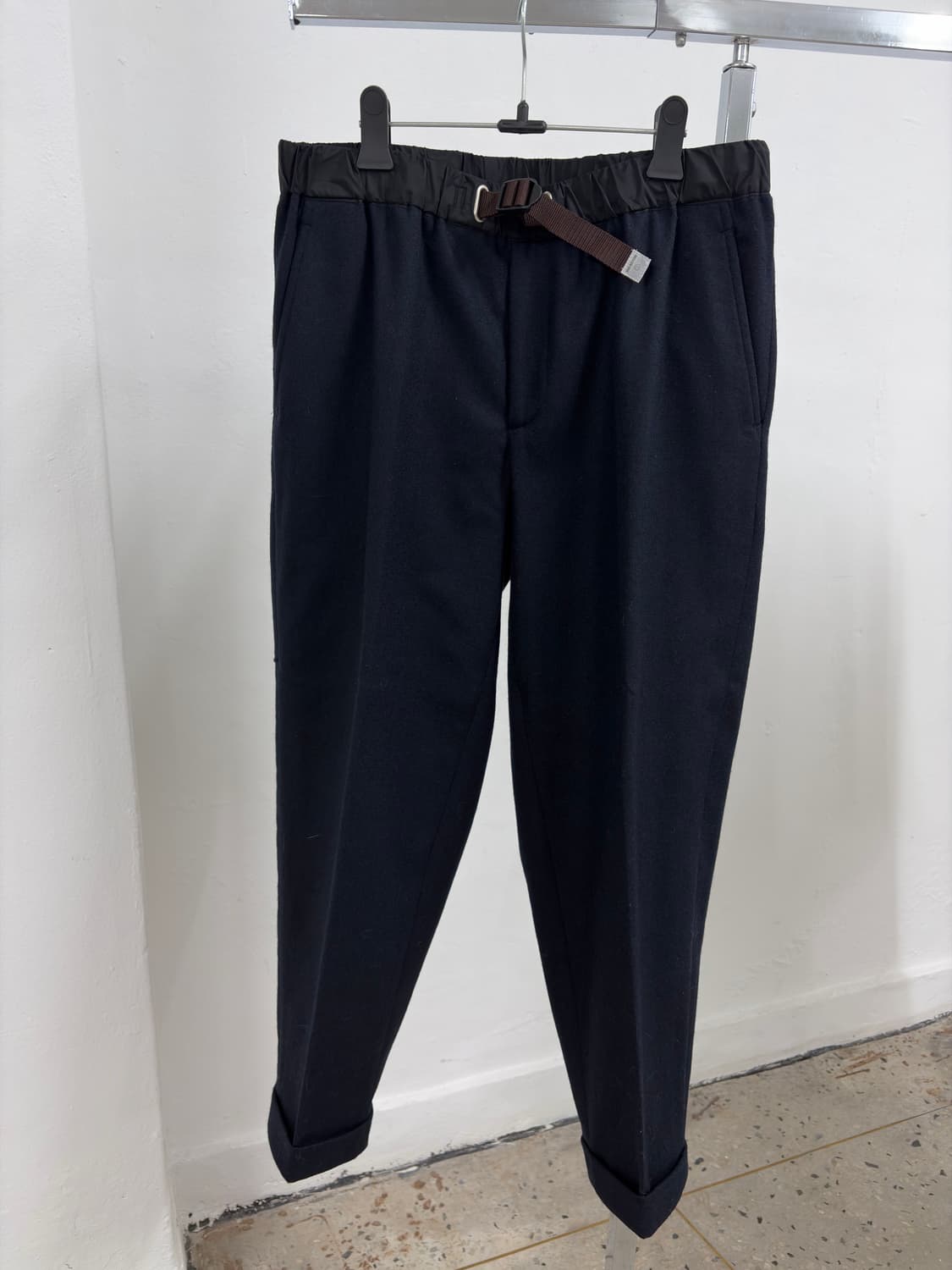 kolor beacon 컬러 비콘 밴딩 스트랩 팬츠 네이비 2사이즈 상품이미지1