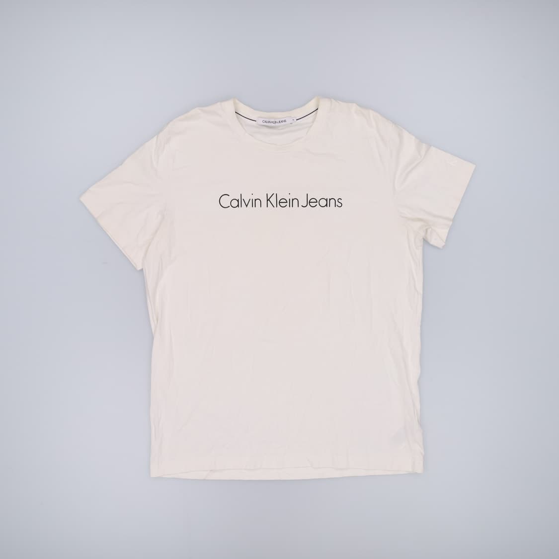 XL 캘빈클라인 레터링 반팔티 0420H1 상품이미지1