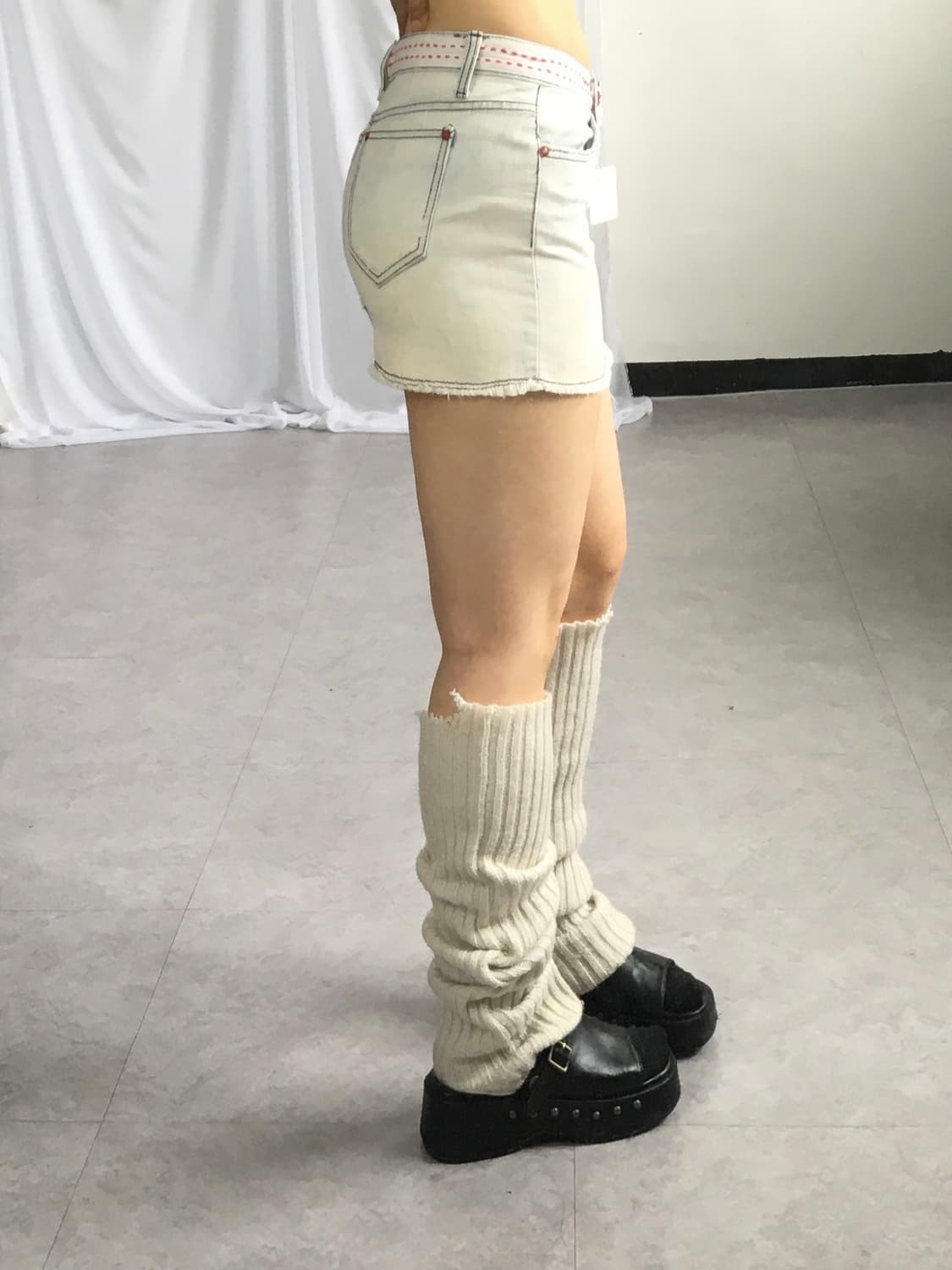 Back pocket point mini skirt 상품이미지6