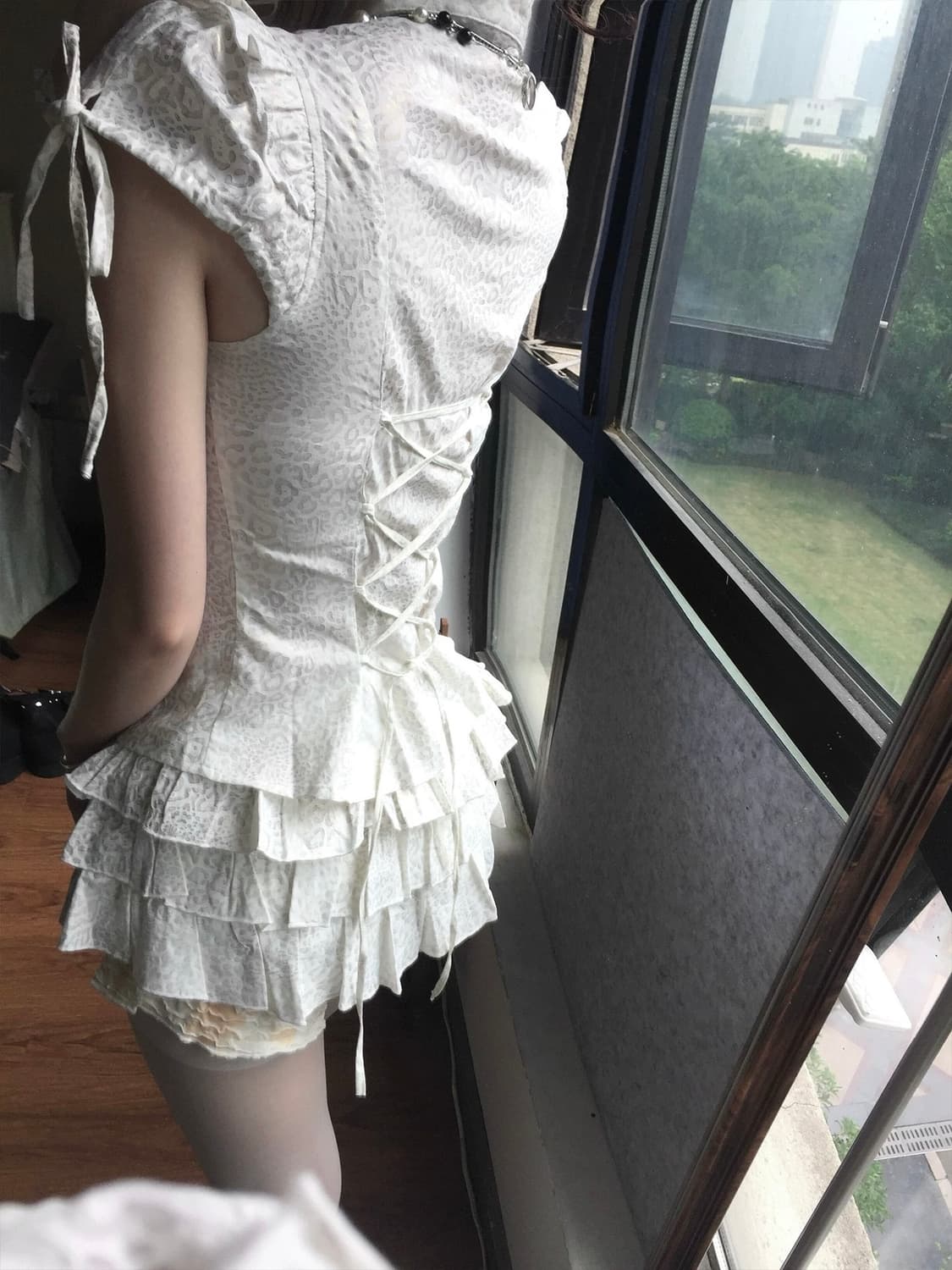 레오파드 블라우스 새상품 상품이미지2