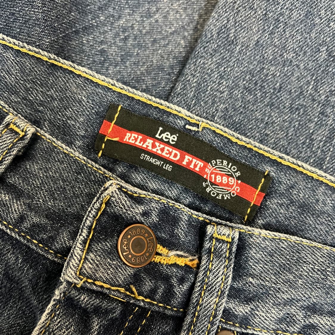 LEE 리 릴렉스핏 스트레이트 레그 데님 팬츠 청바지 33 상품이미지4