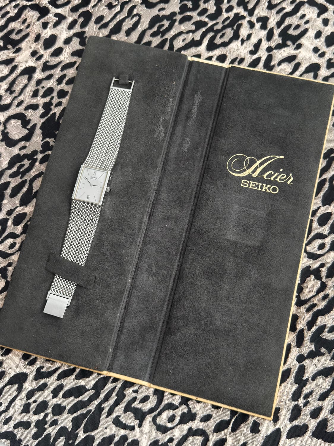 70s 빈티지 세이코 제랄드젠타 아시에(Acier) 초희귀 상품이미지10