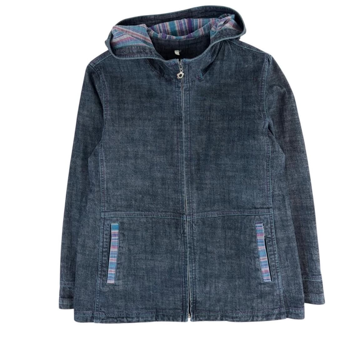 빈티지 후드 데님 자켓 상품이미지1