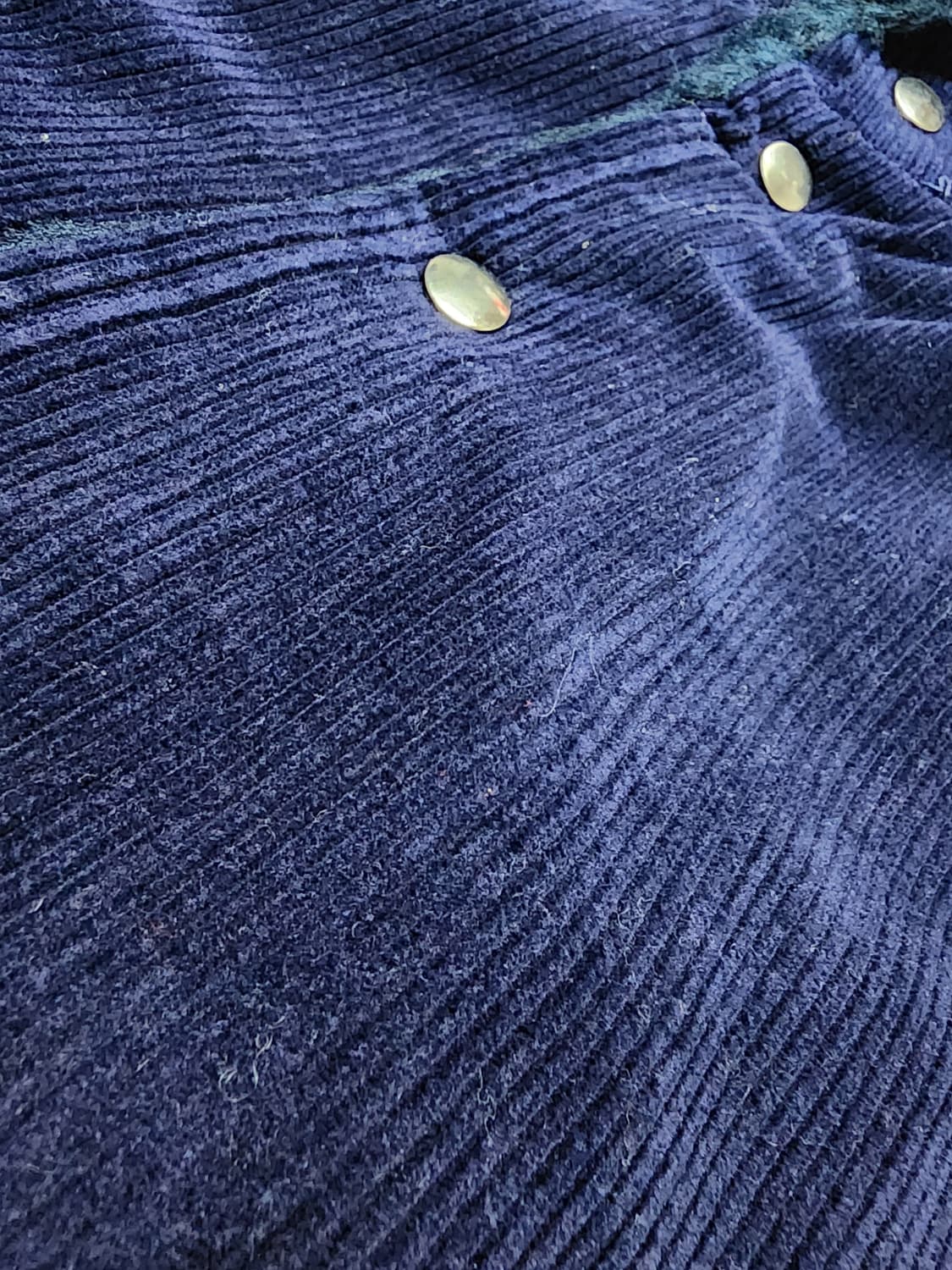 일본빈티지 네이비 코듀로이 조끼 상품이미지5