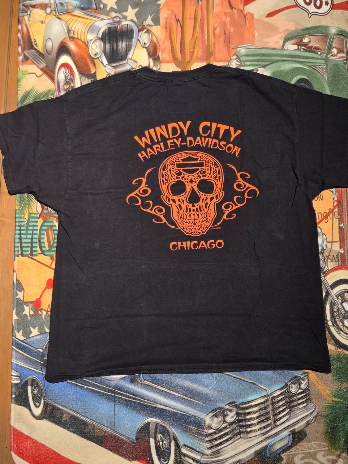 할리데이비슨 시카고 빈티지 티셔츠 상품이미지2