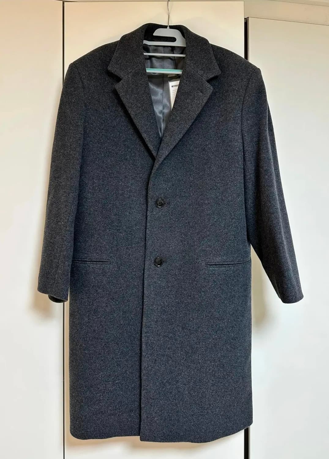 르메르 코트 소프트 펠트 울 체스터필드 코트 그레이 신 (오버사이즈 핏) 상품이미지1
