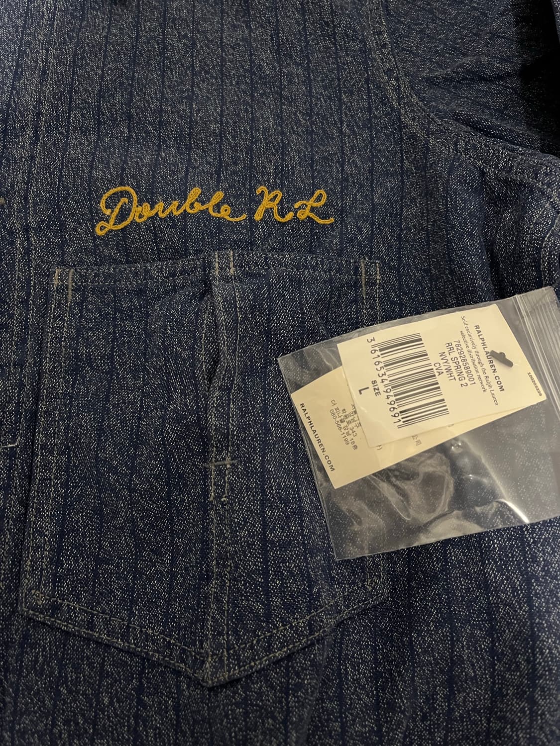 더블알엘 RRL 임브로이더 Jaspe 트윌 커버롤 점프수트 사이즈 L 상품이미지2