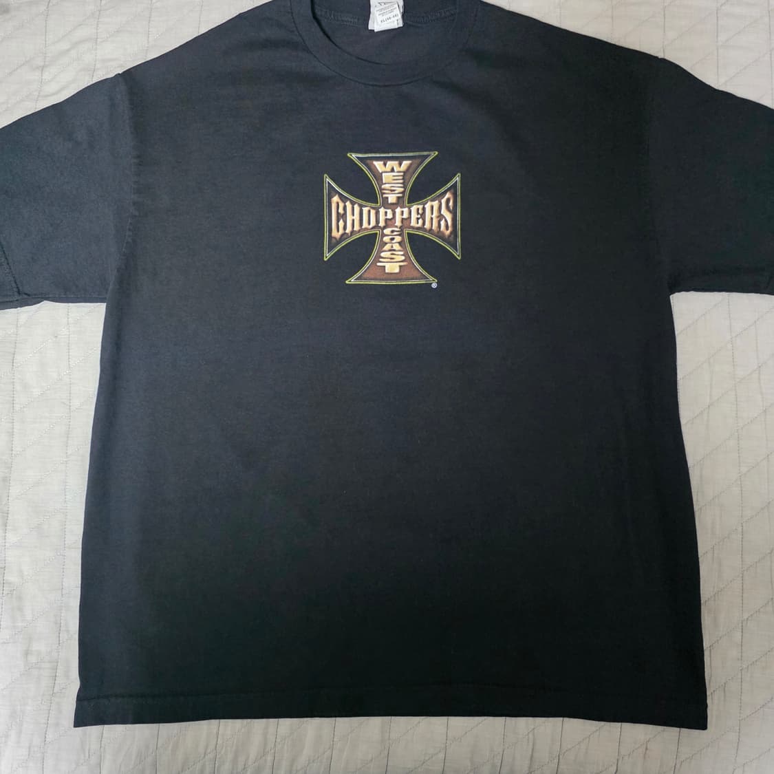 [XL] 빈티지 WCC 웨스트 코스트 차퍼스 쵸퍼 티셔츠 블랙 상품이미지5