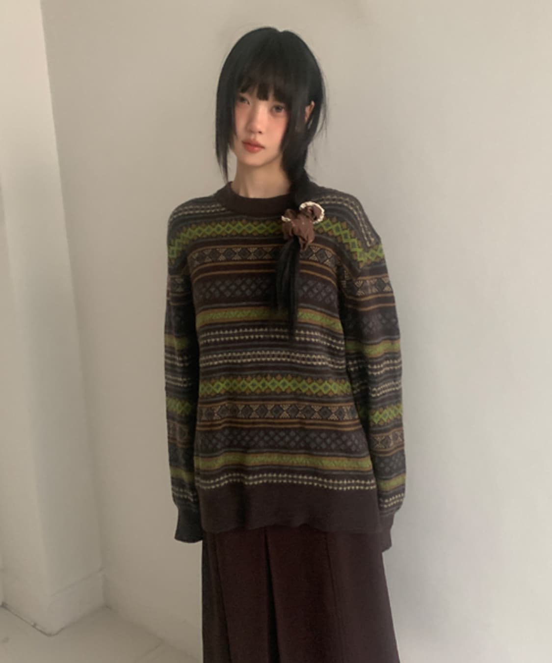 (Vintage)Bohemian vintage knit 상품이미지1