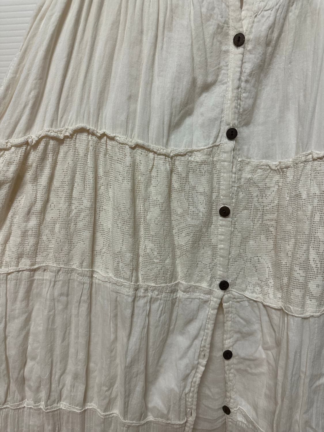 빈티지 레이어드 아이보리 원피스 바퀴벌레핏 빈티지크루 상품이미지6