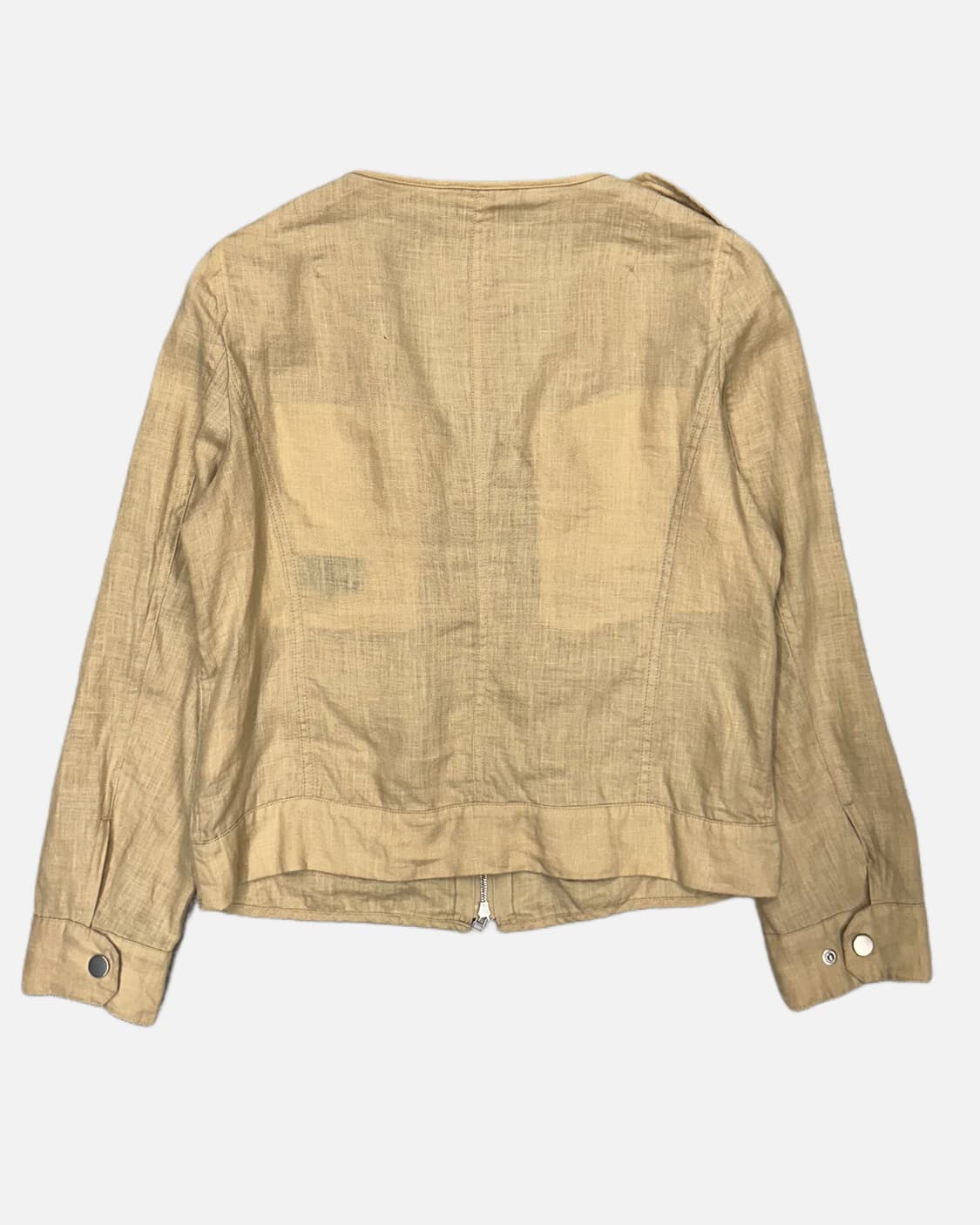 MACPHEE beige linen pocket jacket 상품이미지4