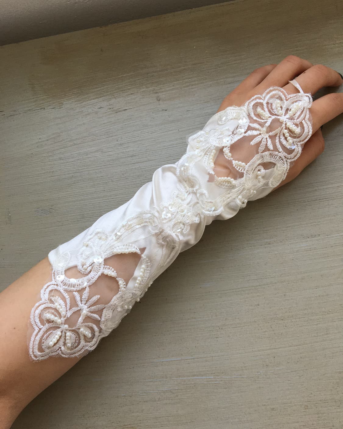  lace trimming hand warmer 상품이미지3