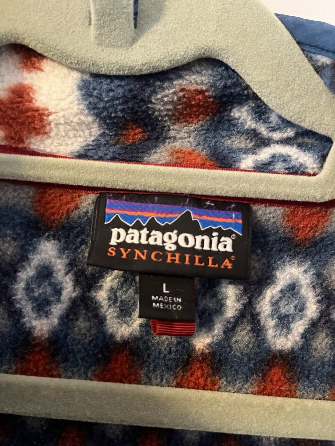 11FW 파타고니아 신칠라 스냅-T 페어아일/블루 멕시코 상품이미지3