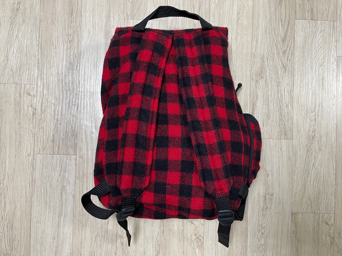 존슨울른밀즈 럼버잭체크 울 백팩(RRL&LVC&폴로) 상품이미지2