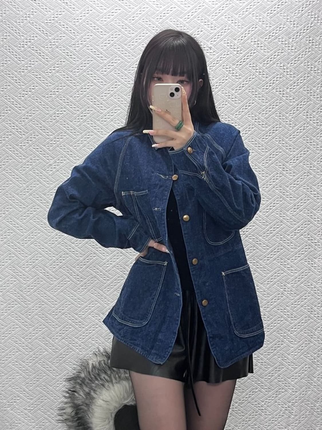 오슬로우 빈티지 재팬 데님 커버올 트러커 자켓  2 C09628 상품이미지1