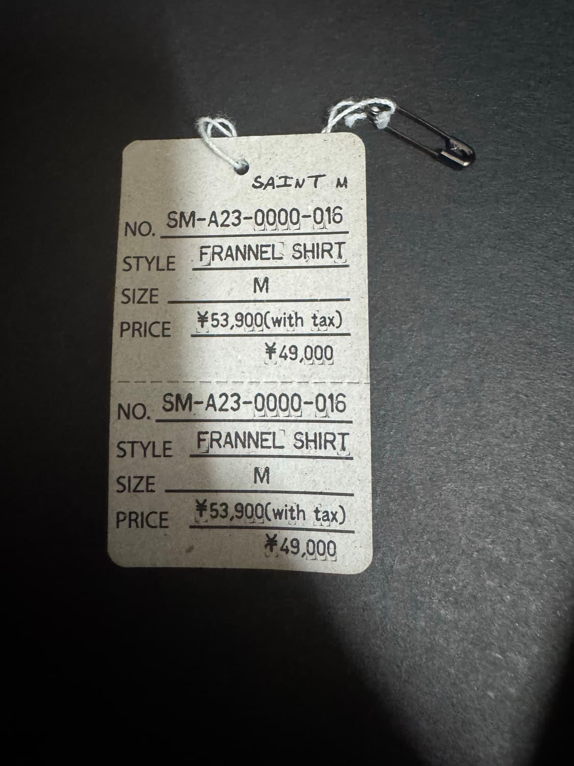 세인트 미카엘 체크 플란넬 셔츠 블루 옐로우 - 23AW 상품이미지6