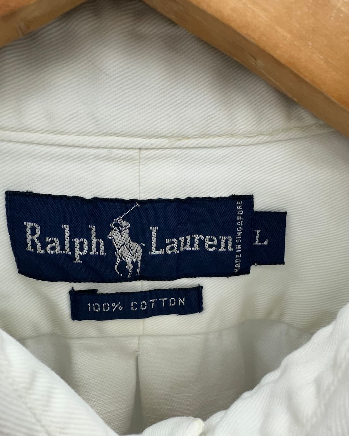 (XL)폴로 화이트 셔츠-M1970 상품이미지6